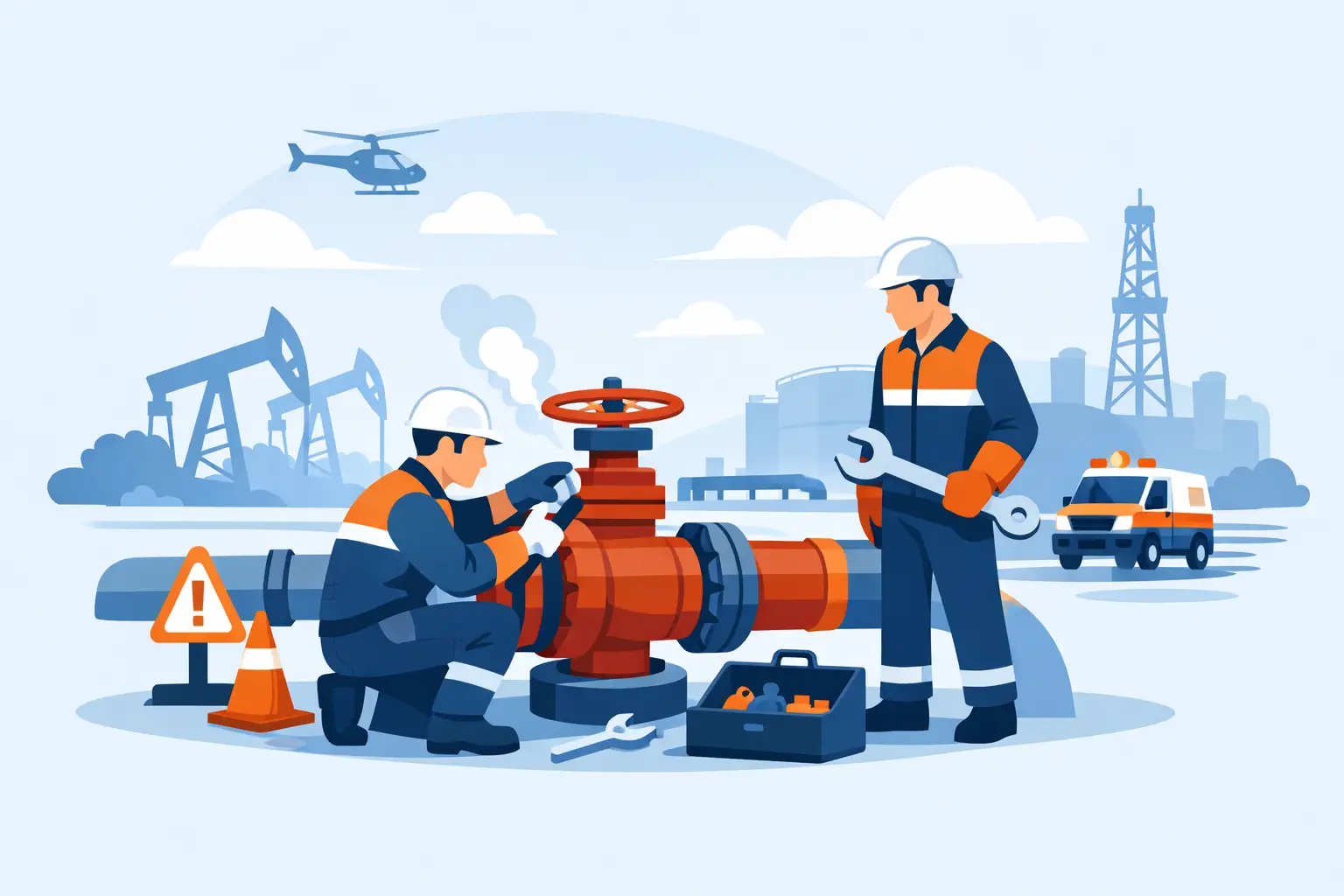 Emergency Valve Repair Oilfield Priorities