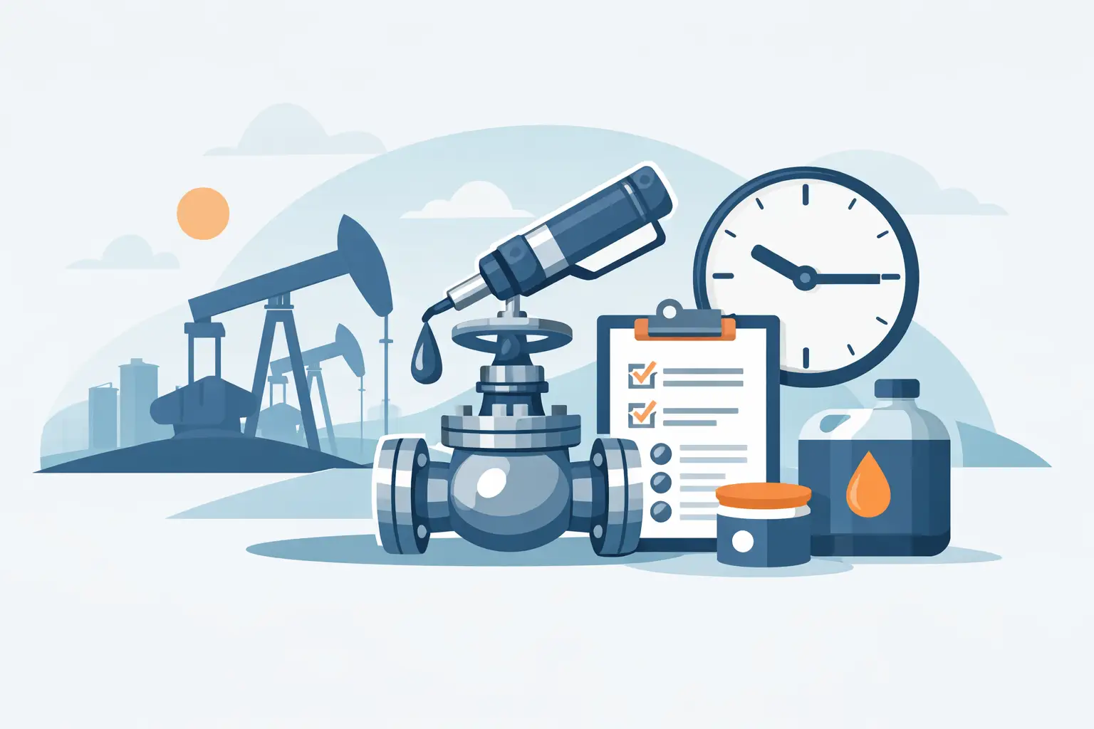 Oilfield Valve Lubrication Schedule Basics