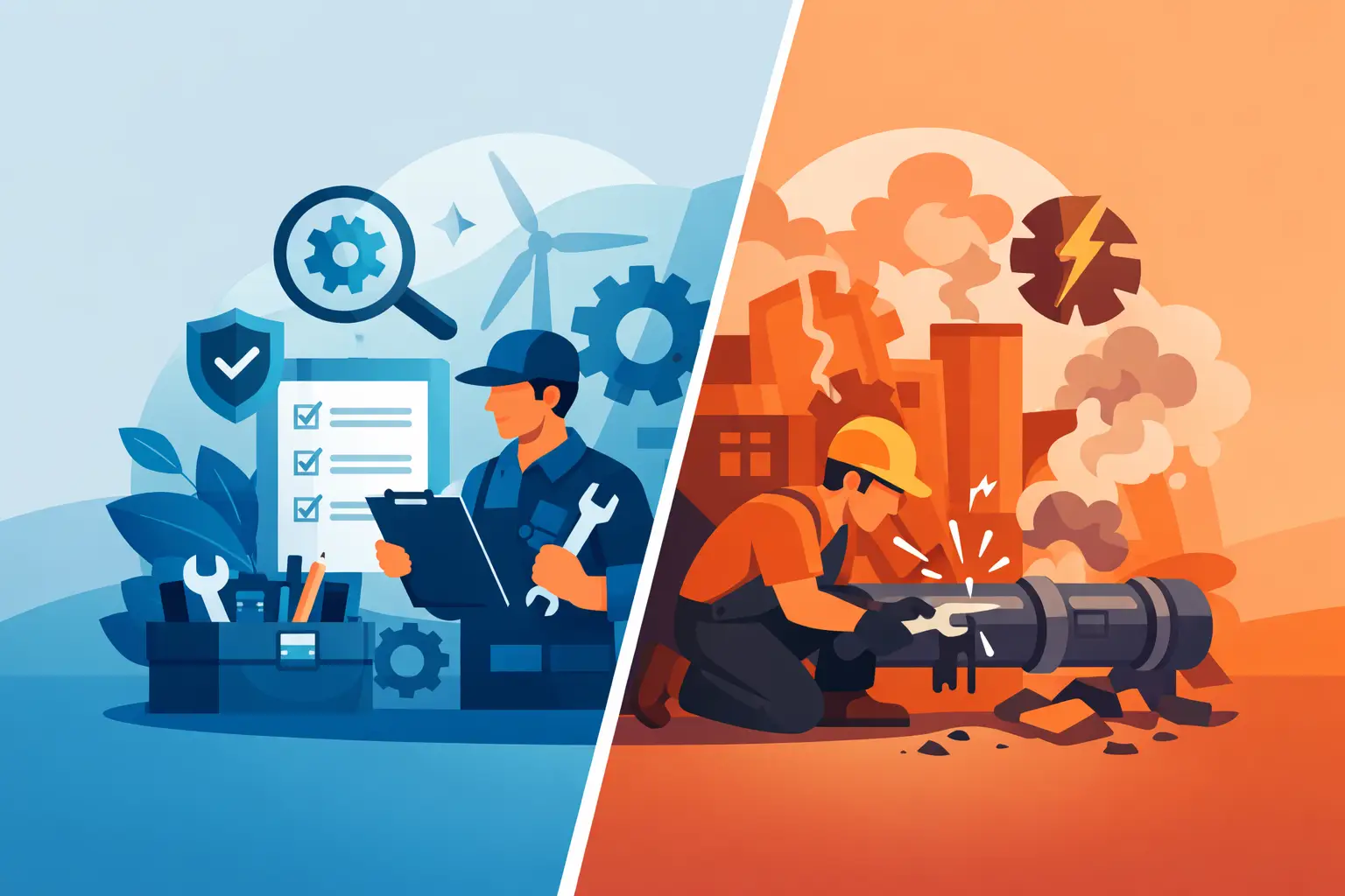 Preventative Maintenance vs Reactive Repair